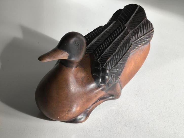 Antieke lokeend, Antiek en Kunst, Ophalen of Verzenden