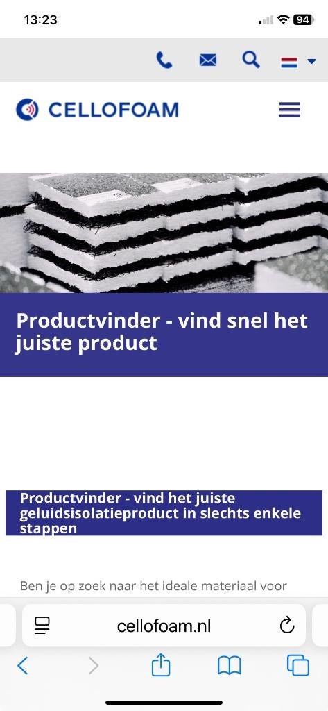 cellofoam F700 pro geluidsisolatie 3-lagig, Doe-het-zelf en Bouw, Isolatie en Afdichting, Minder dan 4 cm, Overige materialen