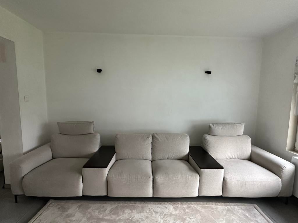 Grote design zetel met 2 relaxen 2025, Huis en Inrichting, Ophalen, Zo goed als nieuw