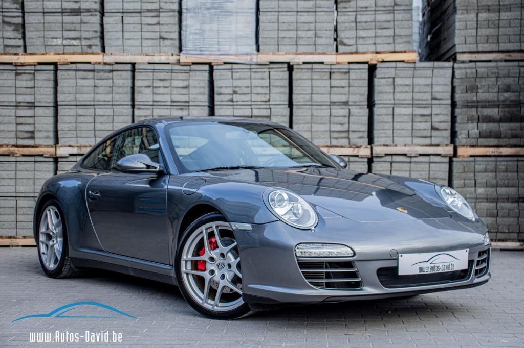 Porsche 997 911 Carrera 4S 3.8i Manueel Coupé / 1 EIGENAAR, Auto's, Porsche, Zwart, 259 g/km, Leder, Bedrijf