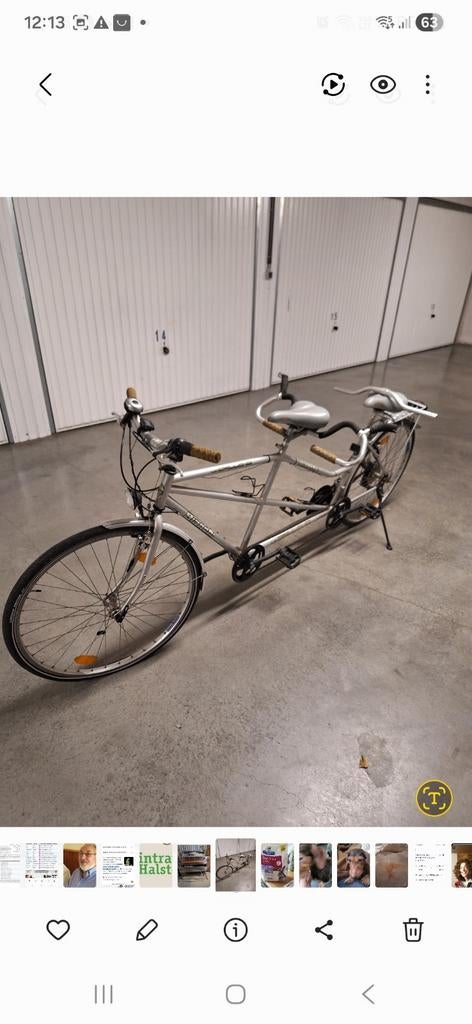 Tandem in goede staat, Fietsen en Brommers, Ophalen