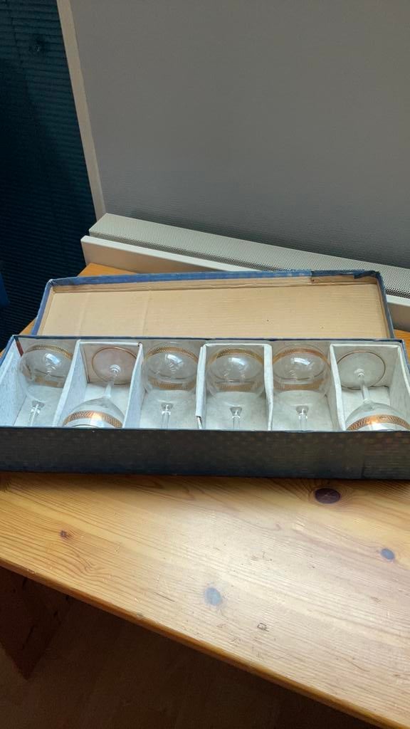 Verres Cristal antiquité, Ophalen