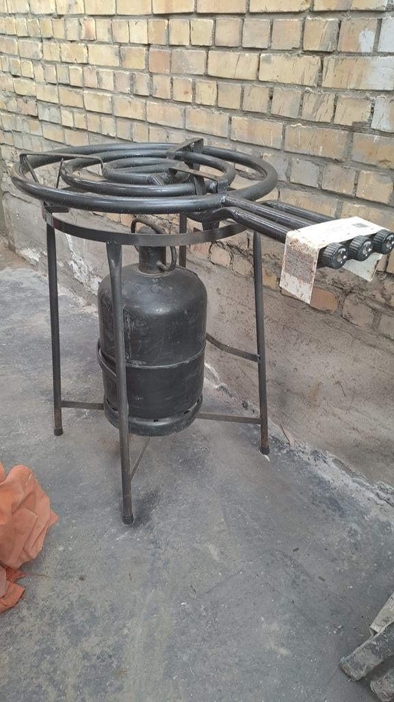 Grote Paella pan met yzer pan 80cm, Tuin en Terras, Ophalen