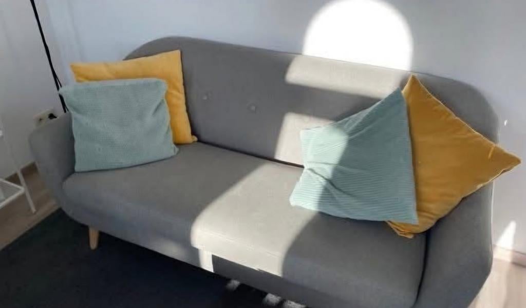 Canapé Jysk Egedal

Canapé 2,5 places en tissu gris clair, 75 à 100 cm, Comme neuf, Enlèvement, Tissus