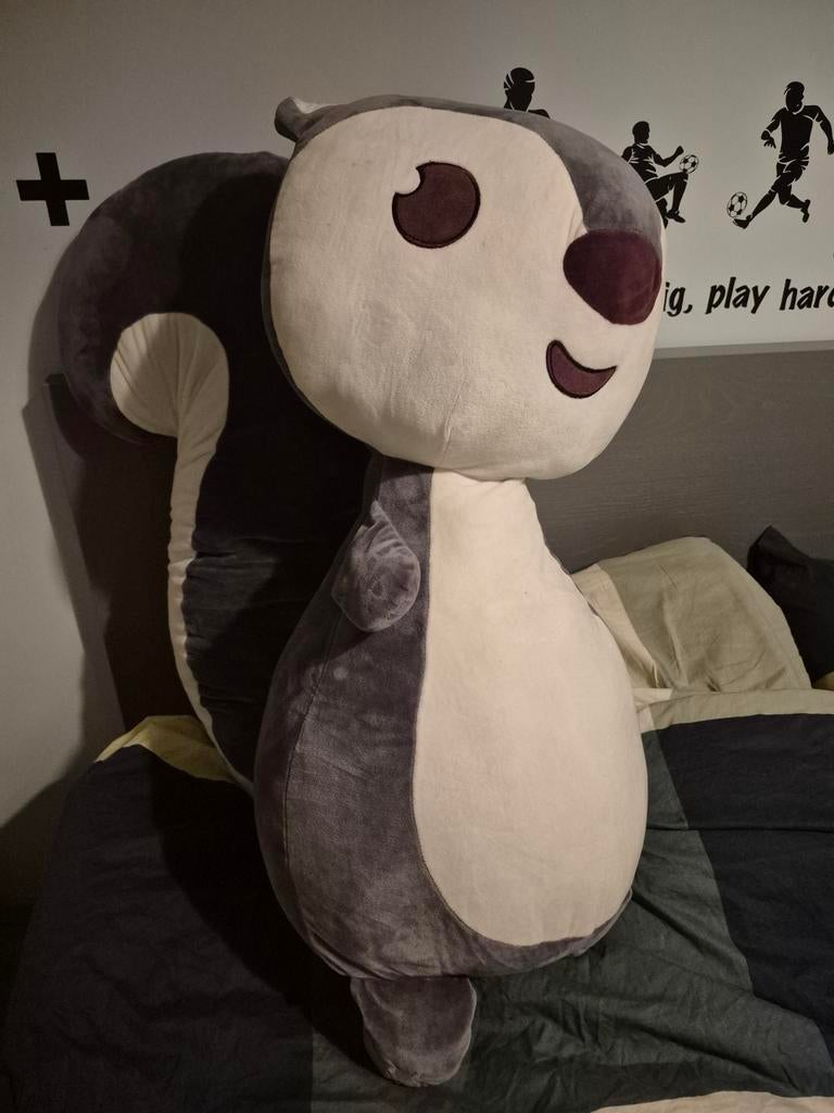 Grote eekhoorn 80 cm, Kinderen en Baby's, Speelgoed | Knuffels en Pluche, Ophalen