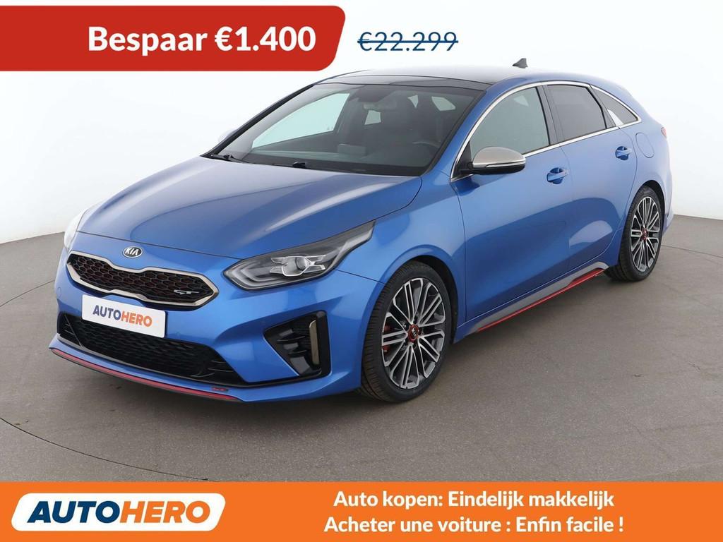 Kia ProCeed / pro_cee'd 1.6 TGDI GT (bj 2019, automaat), Auto's, Kia, Gebruikt, Blauw, 1438 kg, 5 deurs