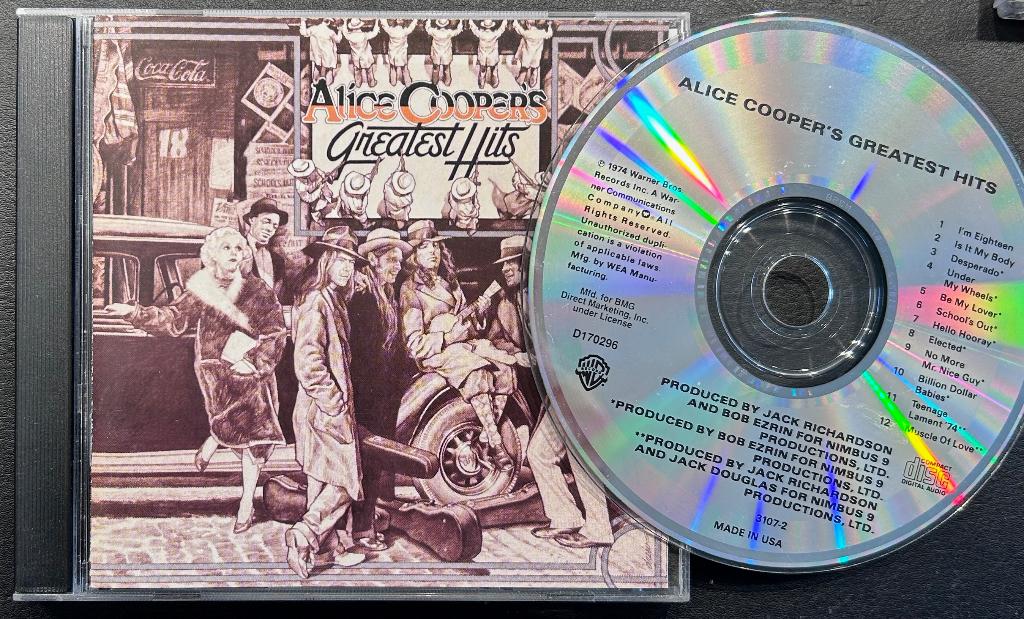 ALICE COOPER - Greatest hits ( CD ), Cd's en Dvd's, Cd's | Rock, Zo goed als nieuw, Poprock, Verzenden