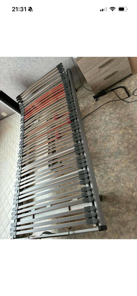 Lit simple électrique, Maison & Meubles, Chambre à coucher | Lits, Enlèvement, Utilisé, Une personne, Réglable