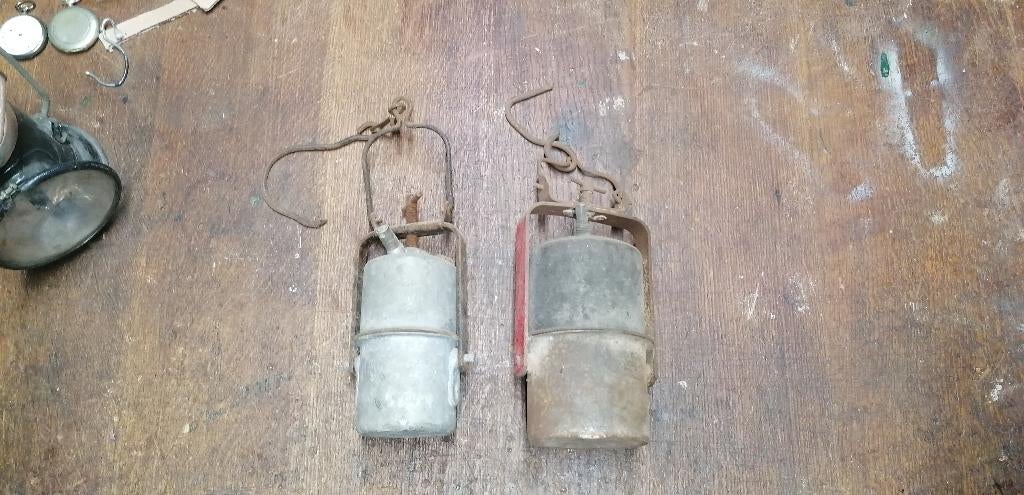 Lampe mine carbure, Antiquités & Art, Envoi