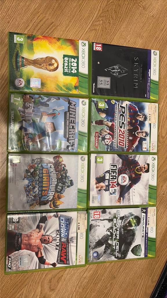 8 xbox 360 games, Games en Spelcomputers, Ophalen, Gebruikt