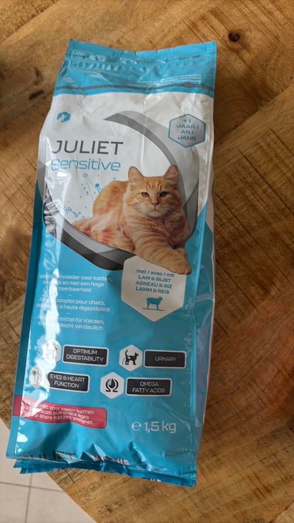 Katten brokken / kattenvoer, Ophalen