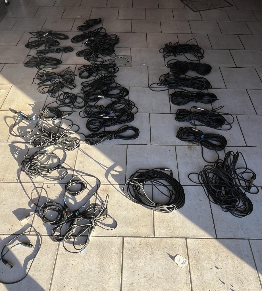 Lot de câbles XLR-XRL, Enlèvement, Utilisé, 10 mètres ou plus, Autres câbles