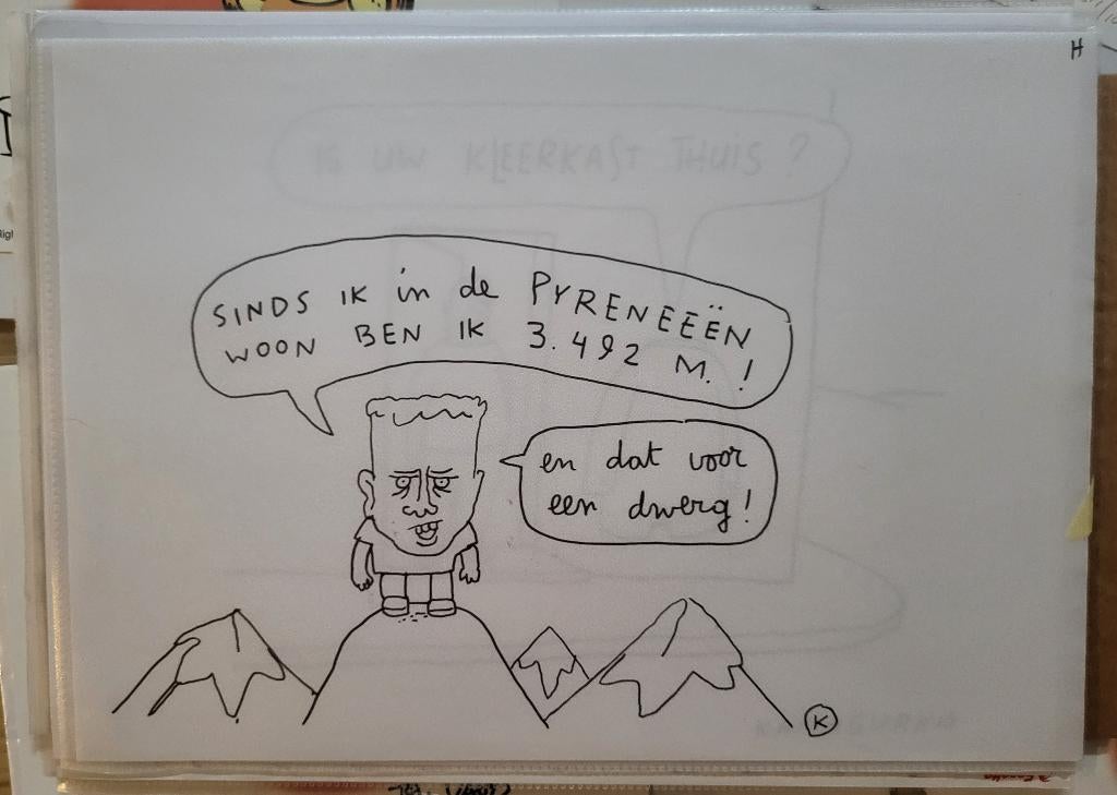 Kamagurka origineel, Antiek en Kunst, Ophalen of Verzenden