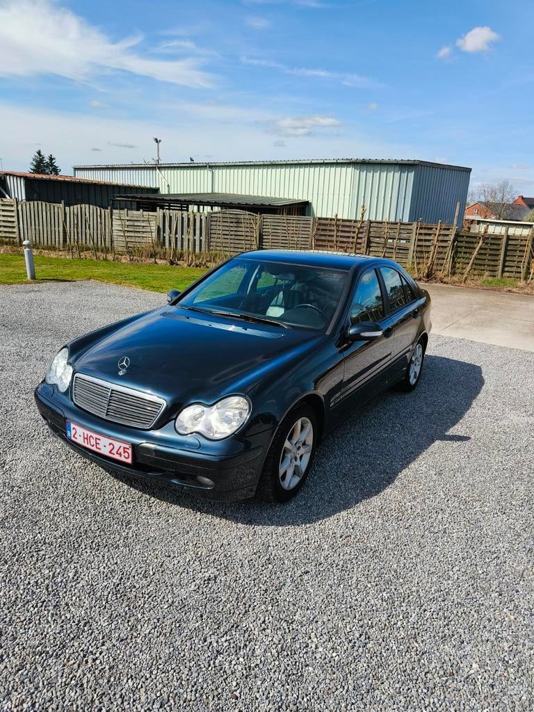 Mercedes-Benz c200 cdi 2004, Auto's, 90 kW, 4 deurs, Achterwielaandrijving, Zwart