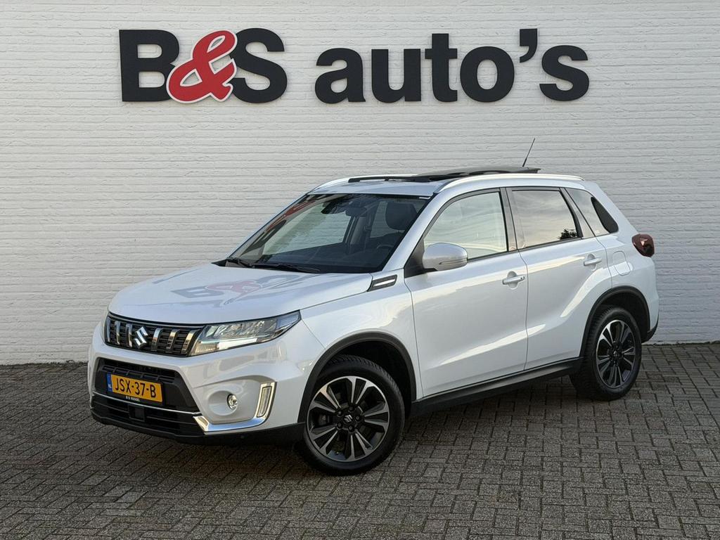 Suzuki Vitara 1.5 Hybrid Panorama Full led Automaat Camera+P, Auto's, Automaat, Zwart, Wit, Bedrijf