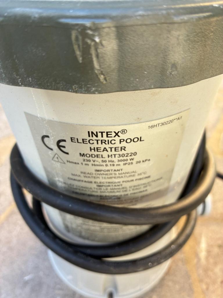 Verwarming intex zwembad, Tuin en Terras, Ophalen, Gebruikt, Verwarming