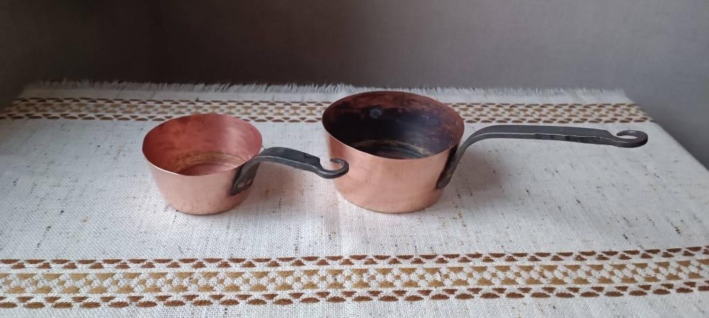 Poêlons en cuivre rouge, Enlèvement, Cuivre