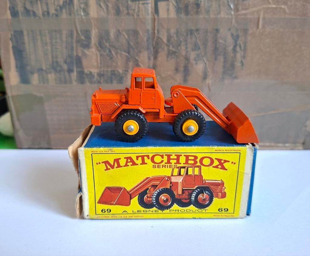 Matchbox 69 hatra shovel tractor, Hobby en Vrije tijd, Modelauto's | 1:87, Verzenden, Matchbox