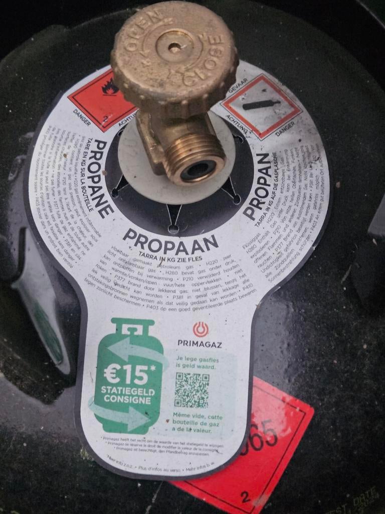 Bonbonne de Gaz propane de 10kg pleine, Enlèvement