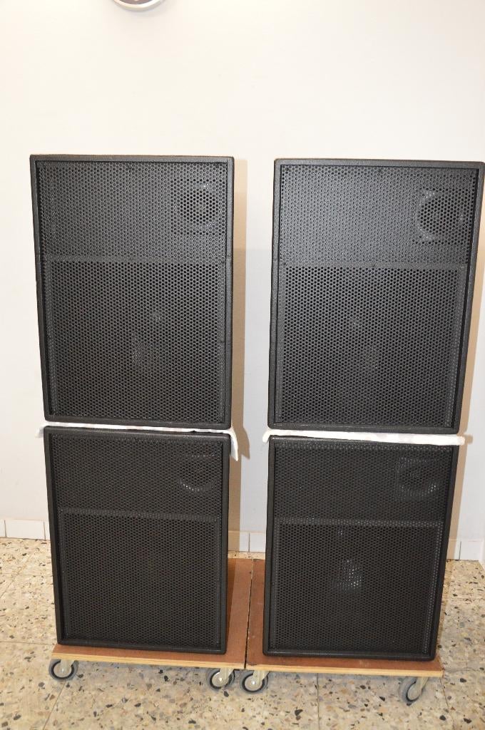 4 BOXEN VAN HET MERK DEVINE 4 X 220 WATT, Overige typen, Nieuw, 120 watt of meer, Ophalen