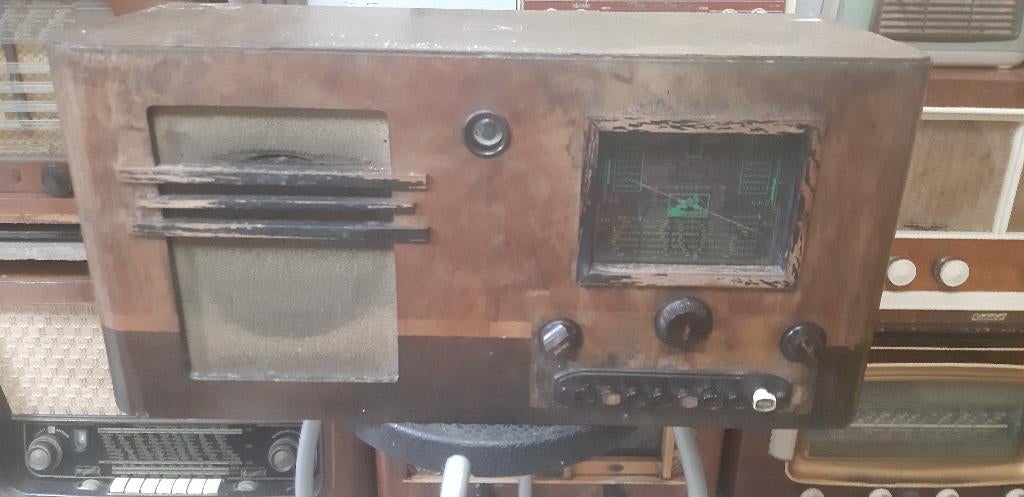 Oude radio, Audio, Tv en Foto, Radio's, Ophalen, Gebruikt, Radio