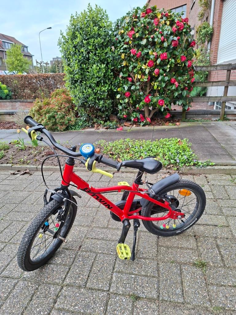 Kinderfiets 16 inch Btwin racing 900, Vélos & Vélomoteurs, Vélos | Vélos pour enfant, Enlèvement