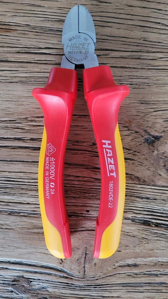 HAZET 1803VDE-22. Zijkniptang., Doe-het-zelf en Bouw, Gereedschap | Handgereedschap, Ophalen of Verzenden