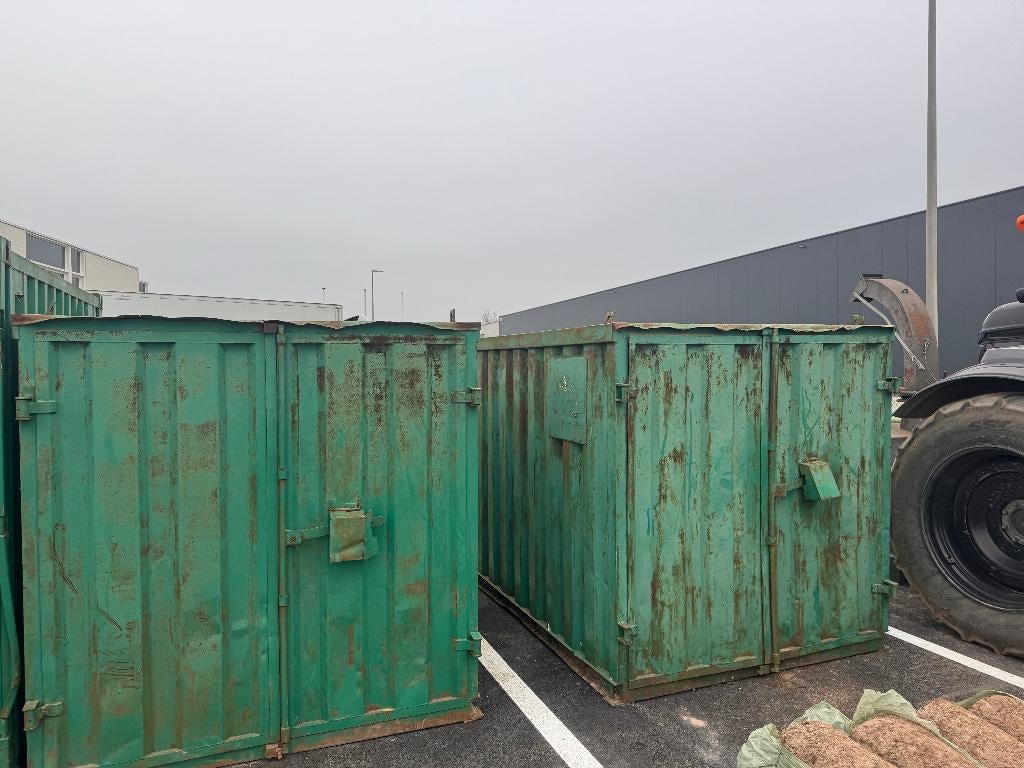 Container 8ft 2stuks te koop, Ophalen