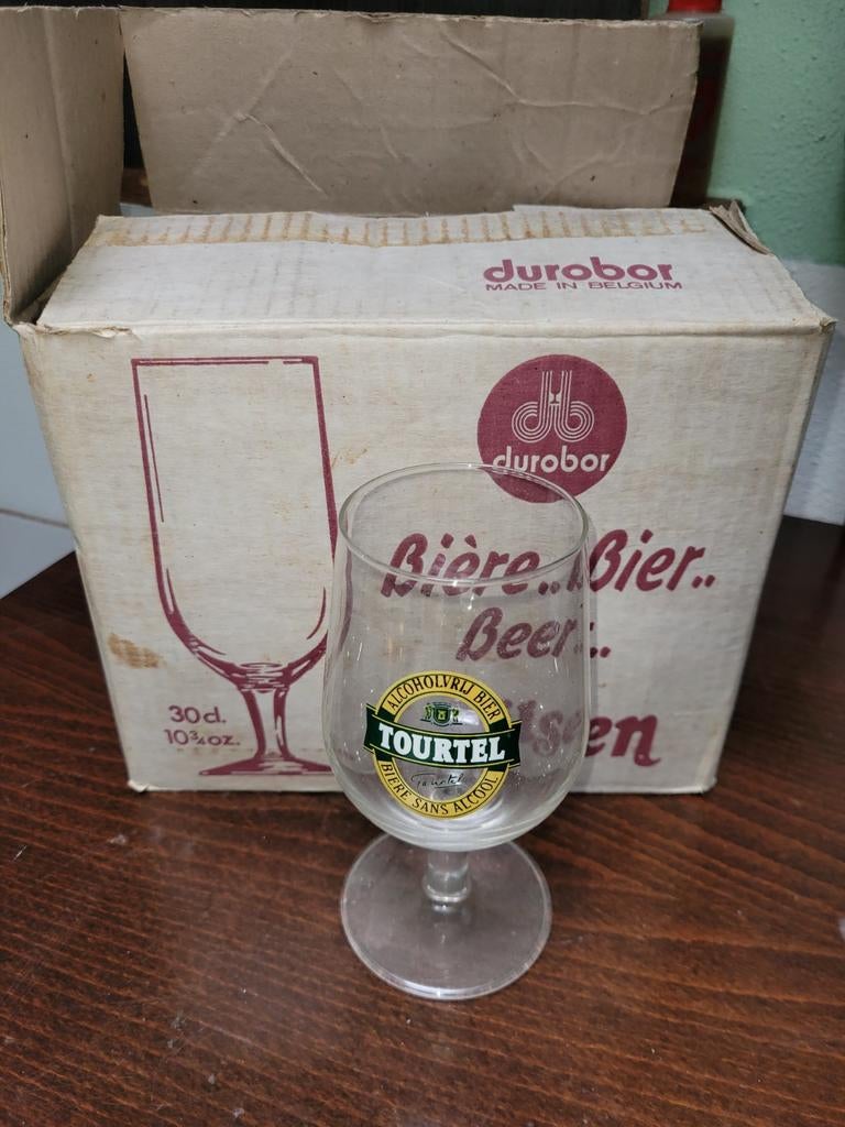 Tourtel 6 glazen, Verzamelen, Glas en Drinkglazen, Ophalen of Verzenden