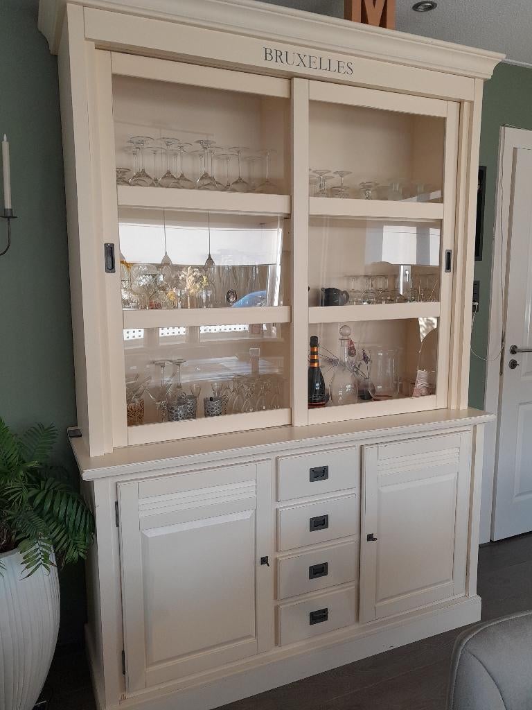 vitrinekast, tv kast,salontafel 500 euro, Huis en Inrichting, Ophalen, Gebruikt, Landelijk, Overige houtsoorten