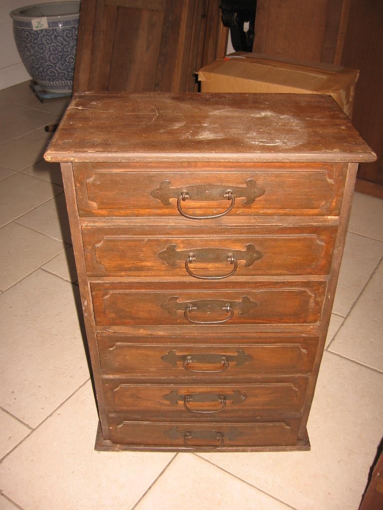 Petit meuble d'appoint à 5 tiroirs., Maison & Meubles, Enlèvement