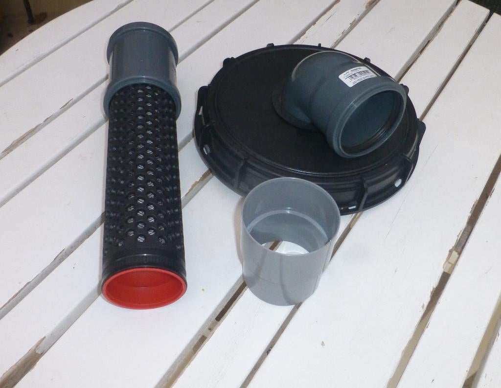 IBC-deksel 24cm met aanvoer en filter, Ophalen, Nieuw, Kunststof