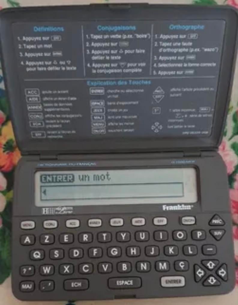 D 1000 MFR Franklin Frans woordenboek, Verzamelen, Elektronische Apparatuur, Ophalen