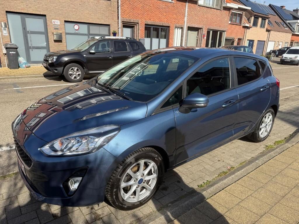 Ford Fiesta 1.0 EcoBoost Business Class, Auto's, Ford, 4 zetels, Stof, Blauw, 5 deurs