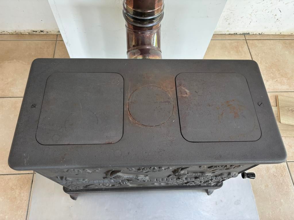 Poêle à bois Dovre, Maison & Meubles, Poêles, Enlèvement, Utilisé, Bois, Poêle à bois