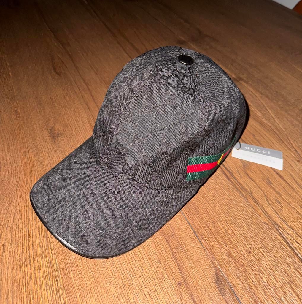 Gucci pet Zwart, Ophalen of Verzenden, Zo goed als nieuw, Pet