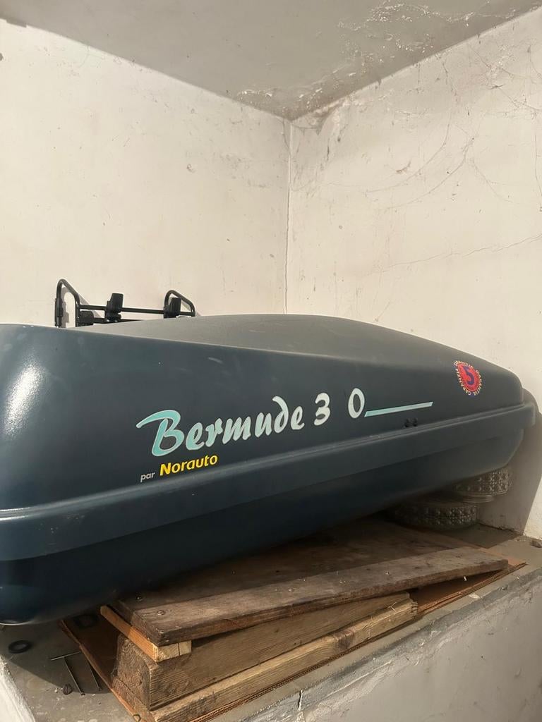 Coffre voiture + 2 supports, Enlèvement, Comme neuf