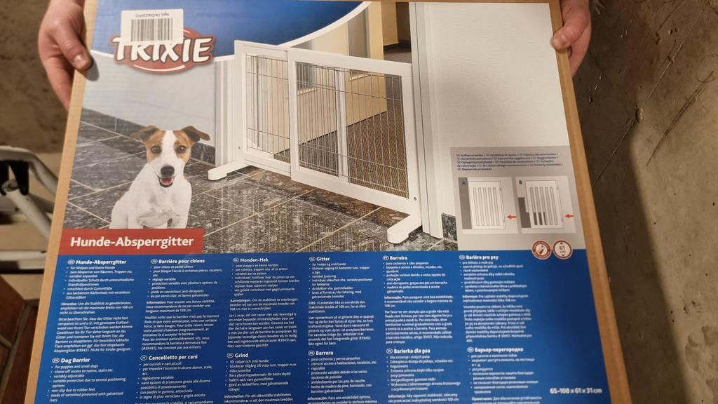 Barriere pour animaux extensible 65 a 108cm x 61cm, Animaux & Accessoires, Enlèvement, Neuf