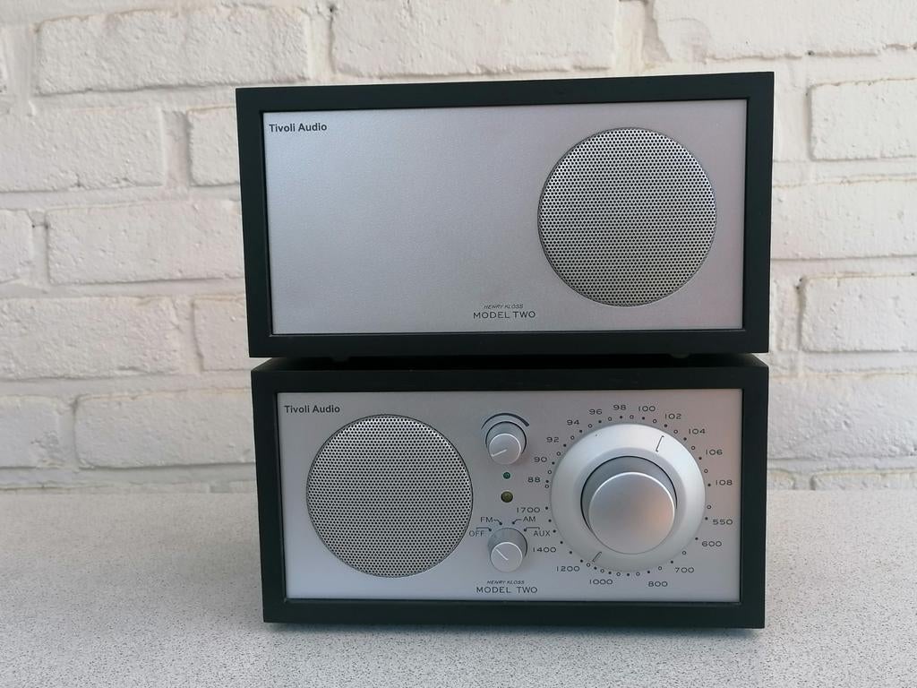 Tivoli audio Model Two...by Henry Klos... Zwart/Grijs!!, Audio, Tv en Foto, Radio's, Radio, Ophalen of Verzenden