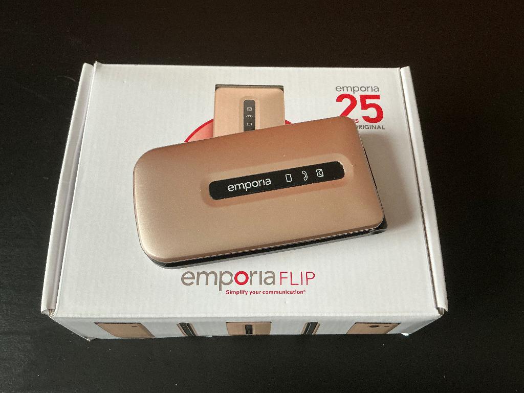 Emporia Flip senioren GSM, Telecommunicatie, Mobiele telefoons | Batterijen en Accu's, Ophalen, Nieuw, Overige merken
