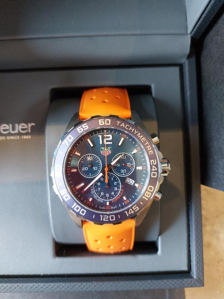 Tag Heuer Formula 1 Chronograaf Quartz 43mm, Handtassen en Accessoires, Horloges | Heren, Ophalen, Staal, Polshorloge, Nieuw