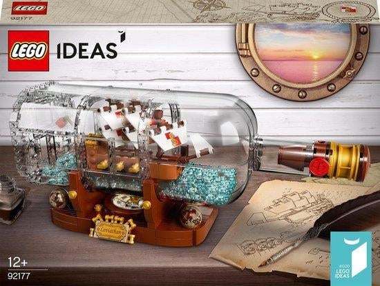 Set LEGO Le bateau dans la bouteille 92177, Enlèvement ou Envoi, Utilisé, Ensemble complet, Lego