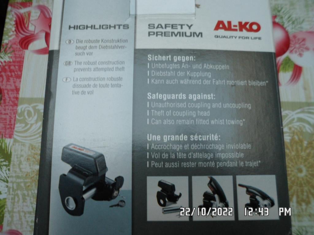 antivol pour caravane sur timon, Caravanes & Camping, Entreprise