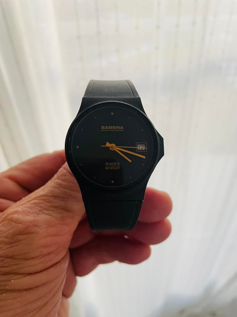 Uurwerk “Sabena” vliegtuigmaatschappij, Bijoux, Sacs & Beauté, Enlèvement ou Envoi, Utilisé