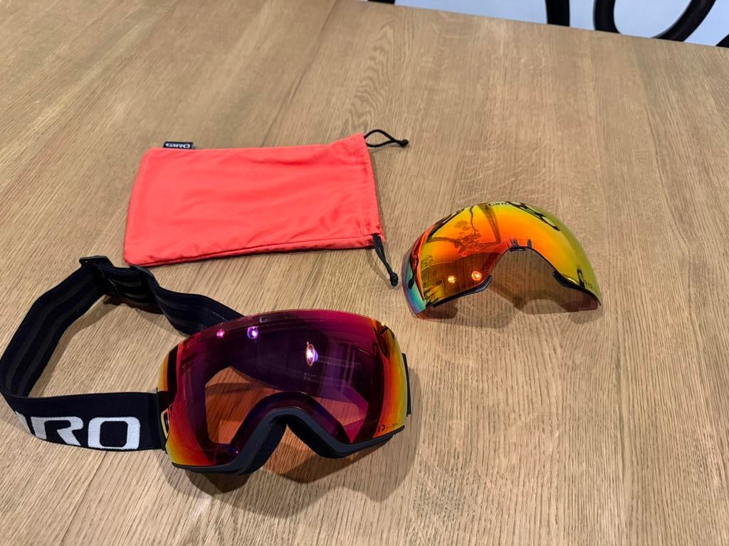 GIRO masque de ski 2 lentilles S1 S3 brouillard, soleil, Sports & Fitness, Enlèvement ou Envoi