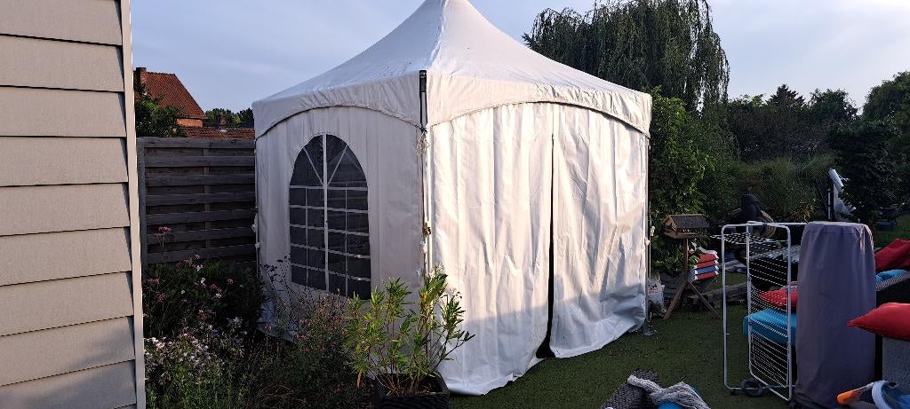 Professionele pagodetent 3x3 meter, Tuin en Terras, Partytenten, Ophalen, Minder dan 4 meter, Zo goed als nieuw, Pagodetent