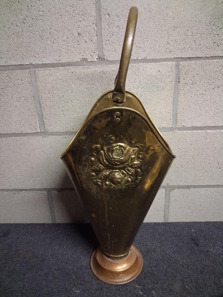 Vintage , koperen paraplubak, Huis en Inrichting, Ophalen of Verzenden, Gebruikt