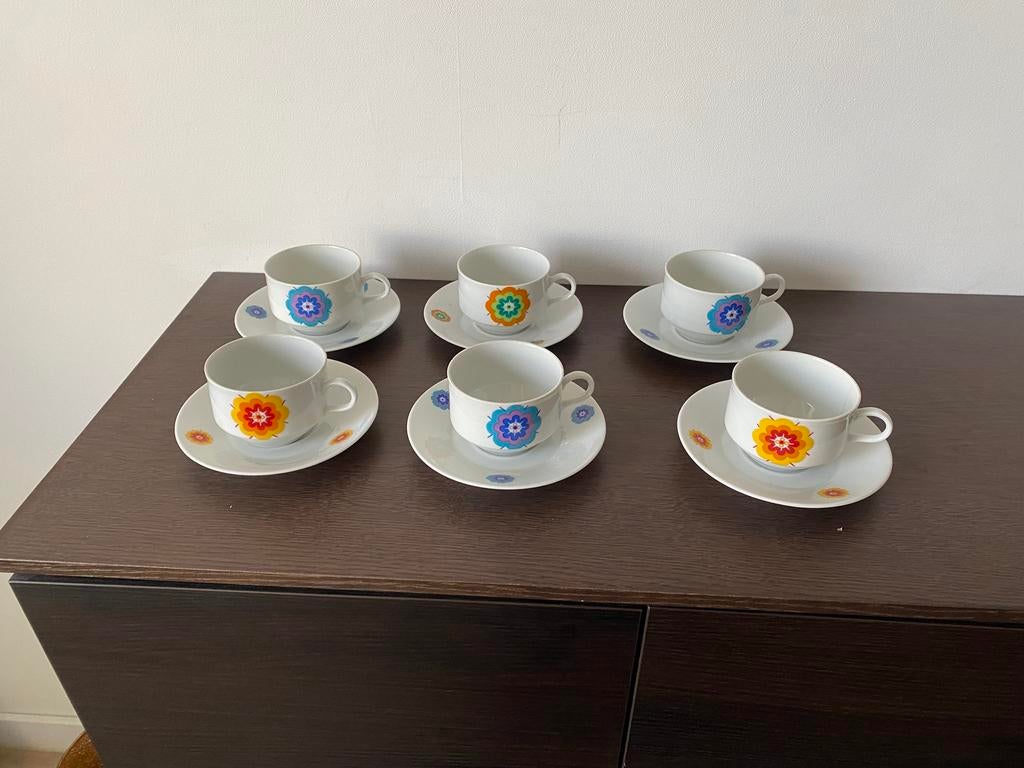 Vintage koffietassen Bavaria, Ophalen