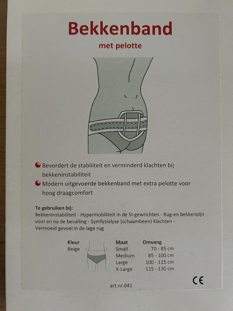 bekkenband met pelotte, Ophalen of Verzenden, Nieuw