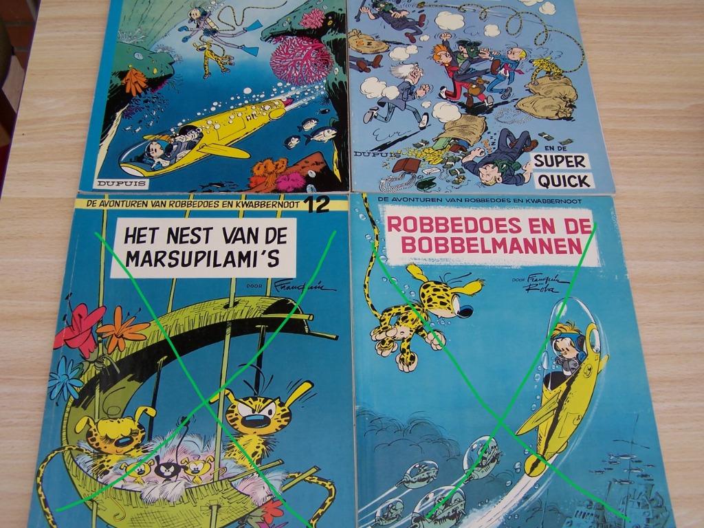 strips:robbedoes en kwabbernoot-(sc), Boeken, Stripverhalen, Zo goed als nieuw, Ophalen of Verzenden